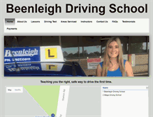 Tablet Screenshot of beenleighdrivingschool.com.au